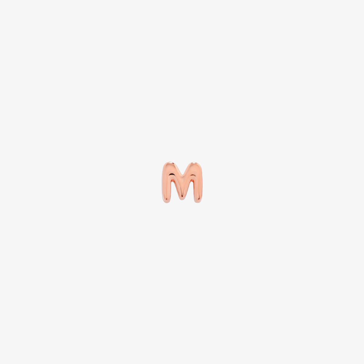 Bubble Initial Pendant Charm