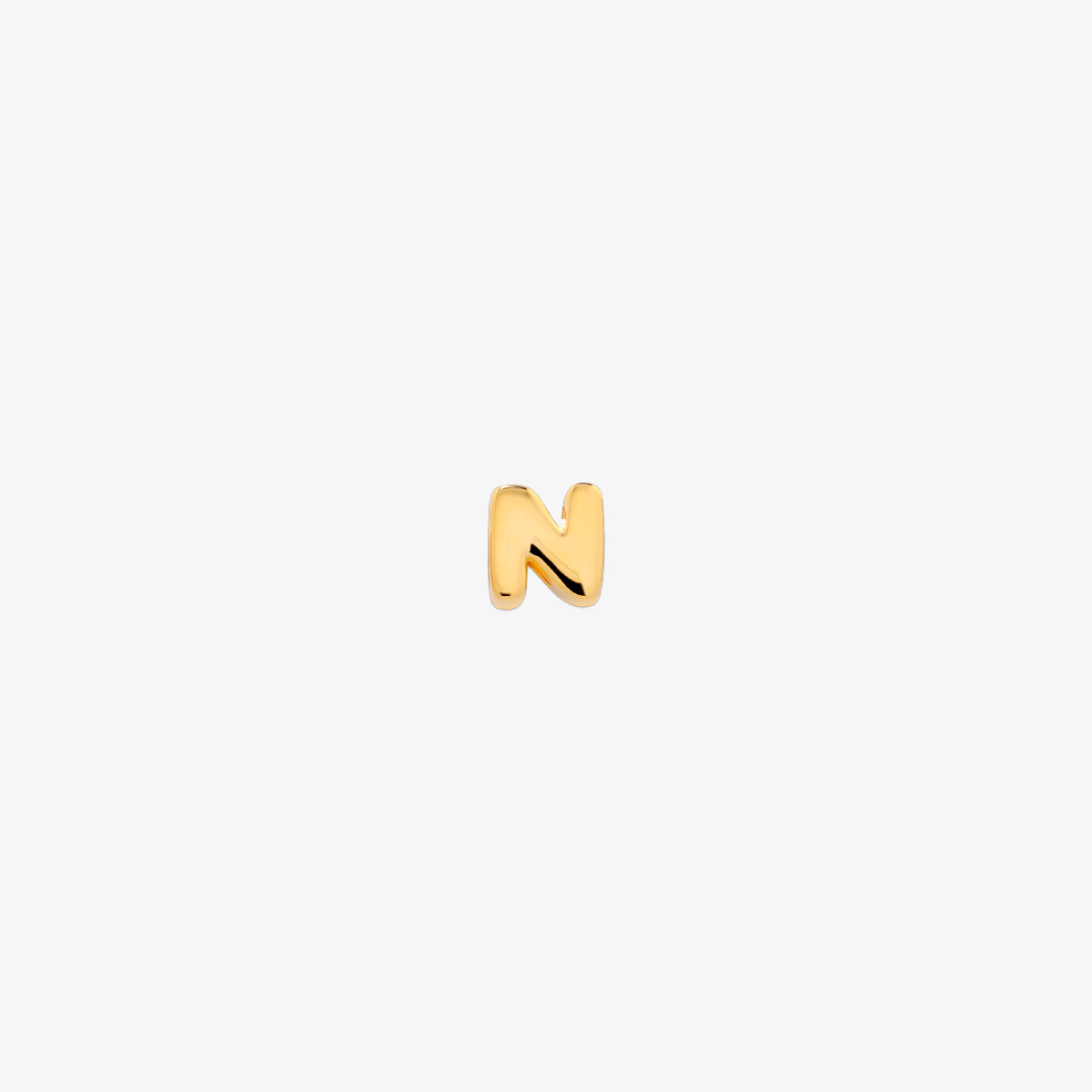 Bubble Initial Pendant Charm