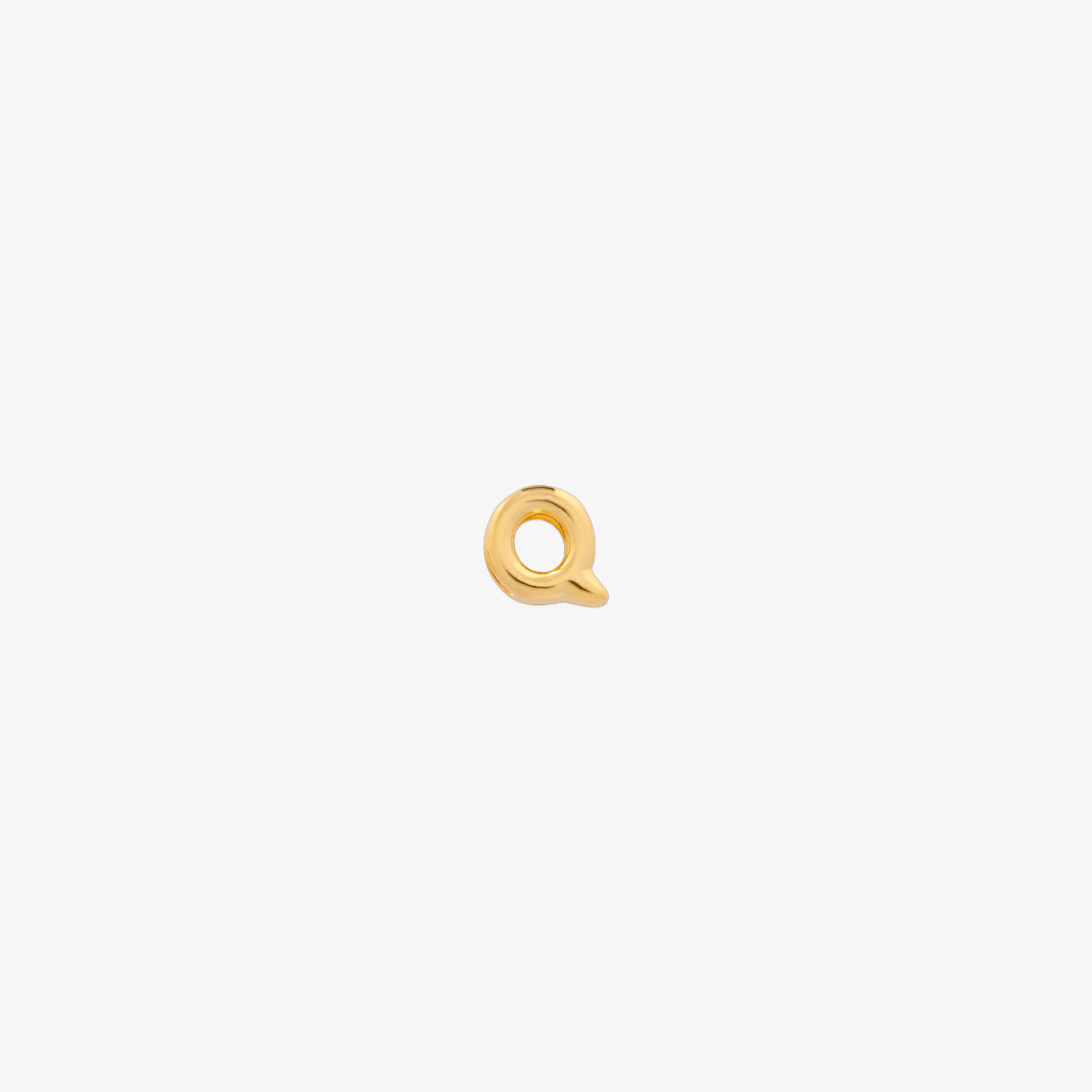 Bubble Initial Pendant Charm