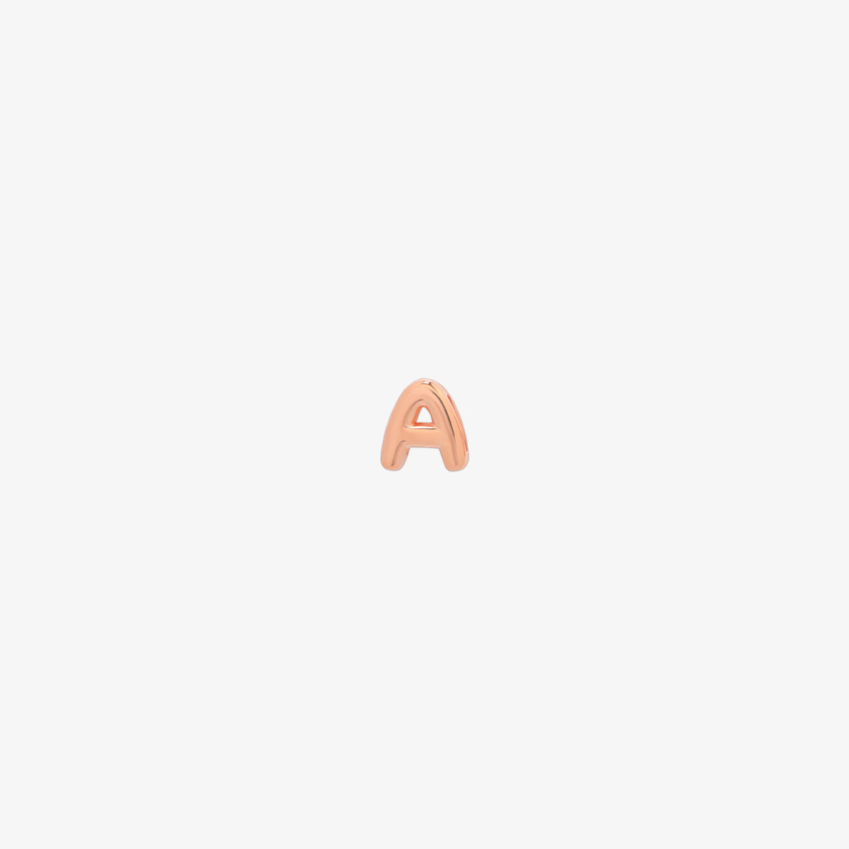 Bubble Initial Pendant Charm